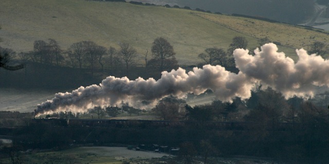 steam engine smoke