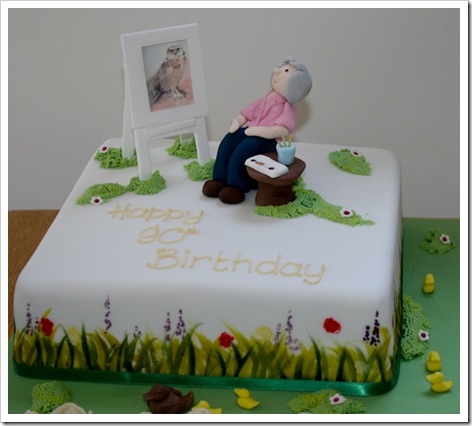 90th birthday cake-2
