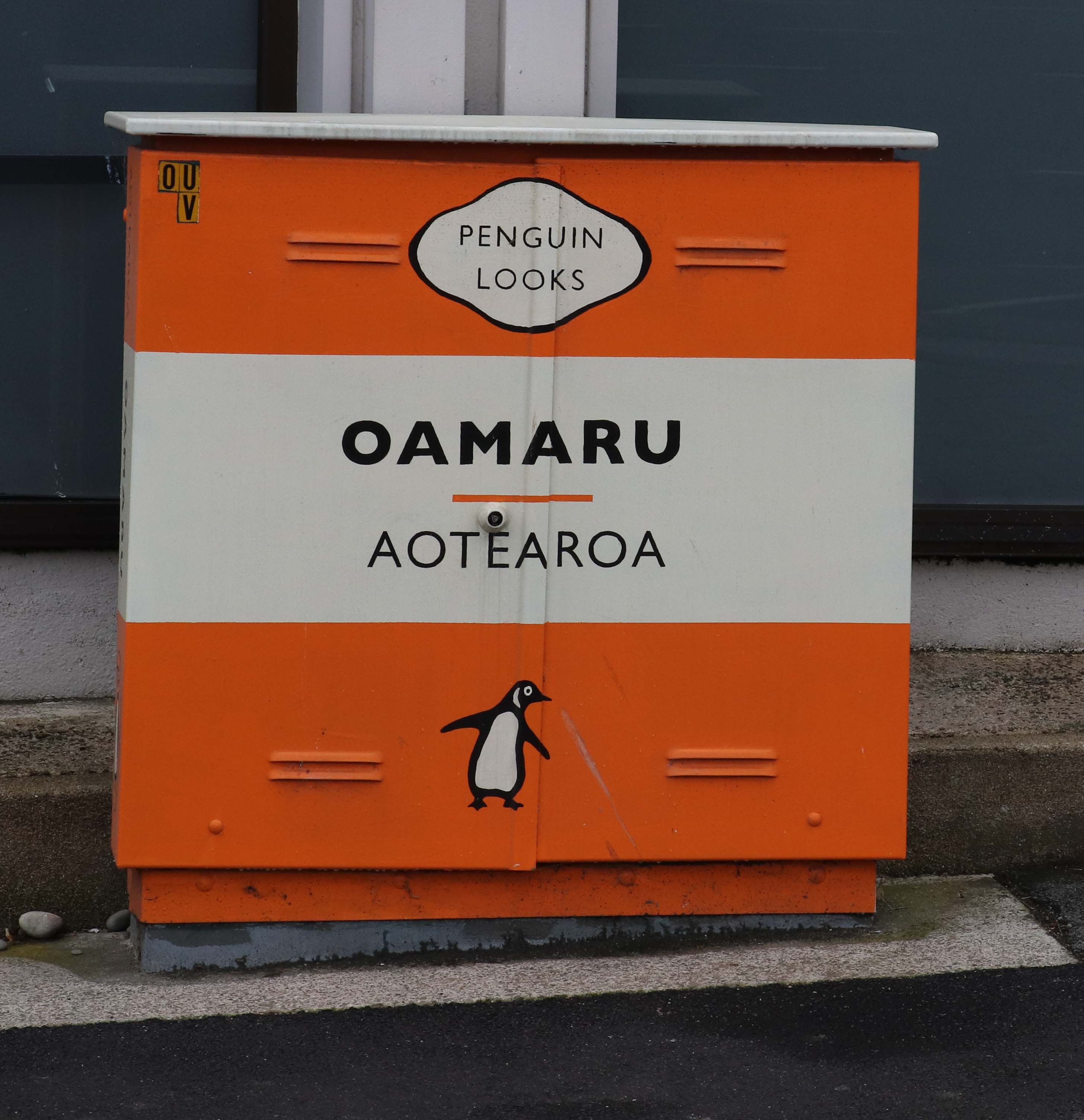 NZ penguin Oamaru